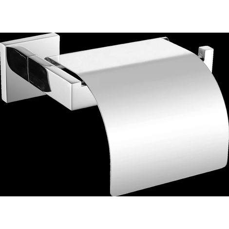 KWC Porte-rouleau WC, CUBUS, acier inoxydable, 165x54x179 mm, en applique, haute brillance (1/2)