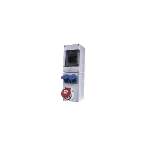 Spelsberg CEE-Steckdosen-Kombination STV 512-S IP44 125 x 400 x 122mm (1/2)