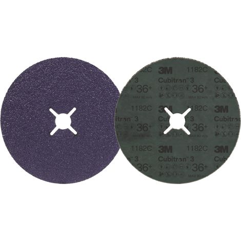 3M - Disco fibrato Cubitron III (CER) 1182C, ⌀ 115 mm, Grana: 36