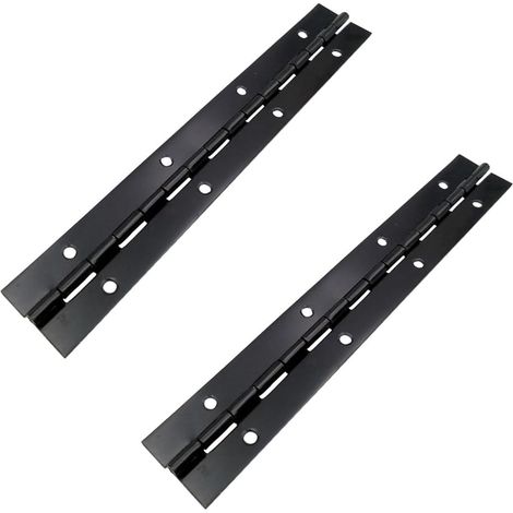 Klavierbänder aus Edelstahl 150x30 mm, zur dauerhaften Befestigung an Schranktüren und robusten Möbeln.