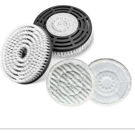 Brosse de rechange pour balai vapeur Shark S7000 S7001 S7005 S8001, avec tampon de polissage abrasif (lot de 4). (1/5)
