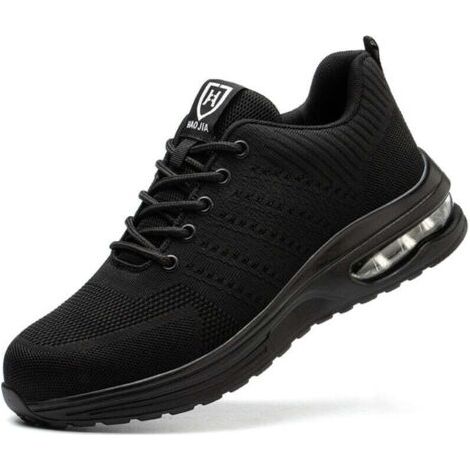 Men's and Women's Lightweight, Comfortable, Non-Slip Safety Shoes, Safety Sneakers, Size 38 - RAPANDA