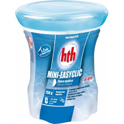 HTH EasyClic Chlore 750g - Lot de 2