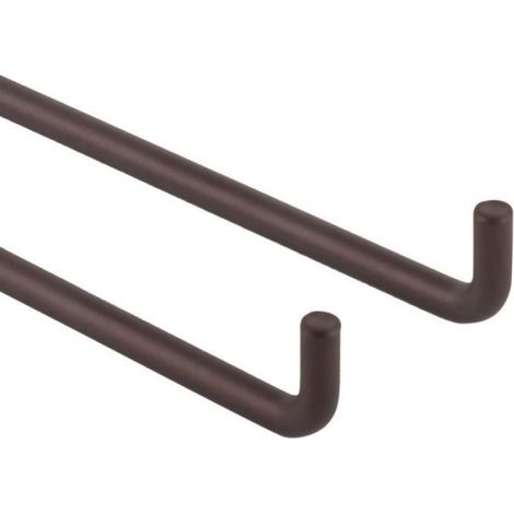 Porte-verres suspendu - Essentiel - Lot de 4 - Rangement pratique - Pour dessous d'étagère - Verres à pied (1/4)