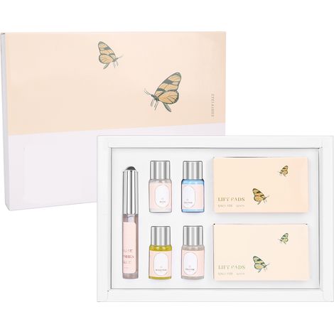 Kit de permanente cils Y Brush, patch silicone, lot de 5 recharges 25 ml pour salon professionnel (1/5)