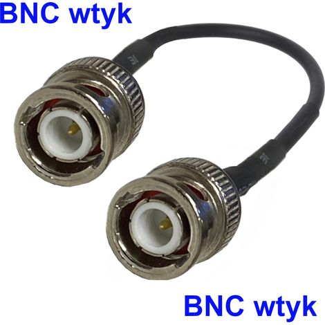 Cavo pigtail con connettore BNC / Connettore BNC RG174 1m (1/2)