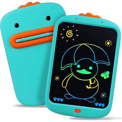 Tableau d'écriture LCD pour enfants : ardoise magique, tableau numérique effaçable, planche à dessin canard, jouet éducatif précoce, cadeau 3-6 ans (1/5)