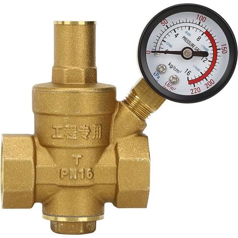 Vanne de régulation de pression d'eau, adapté à la plupart des équipements d'eau du robinet (1/4)