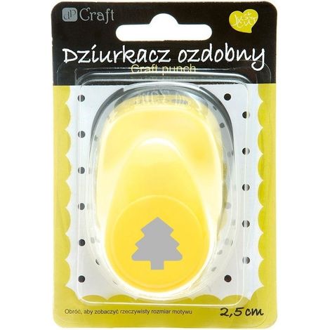 Dekorative Stanze 2,5 cm Tannenbaum MIX
