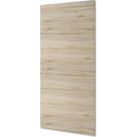 Schulte – Porte coulissante en bois chêne San Rémo 880 x 2035 mm – Système coulissant silencieux – Écologique et recyclable – Panneau 25 mm