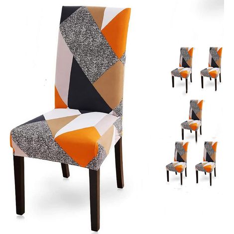 Abnehmbarer und waschbarer Stretch-Esszimmerstuhlbezug, moderne Esszimmerstuhlbezüge, perfekt zum Dekorieren mit Blumensträußen (1/5)