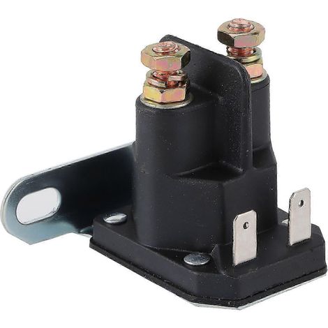 Relais de démarreur à solénoïde 72504439 AM138068 816121121116 Compatible avec Cub Cadet CC760ES/GT1054/GT1554 (1/5)