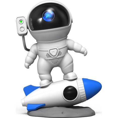 Proiettore stellare, proiettore astronauta, ideale per arredare la cameretta dei bambini (1/4)