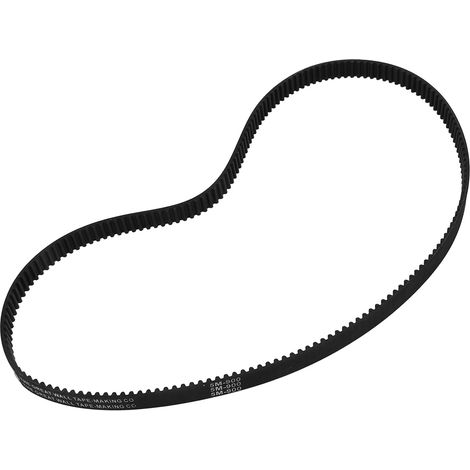 Courroie de transmission pour trottinette électrique, résistante à haute température, courroie crantée en caoutchouc de remplacement 5M 900 15. (1/5)