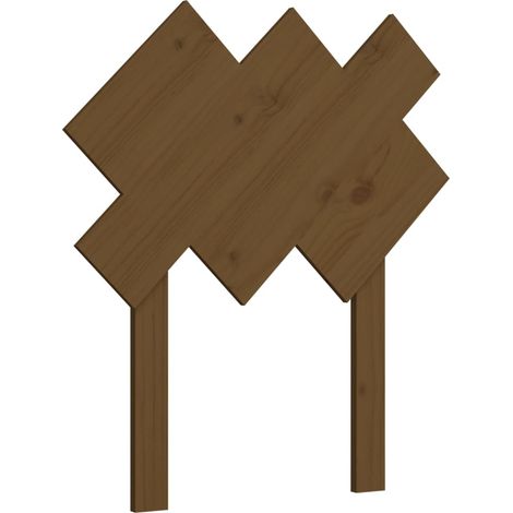 Maison Exclusive - Kopfteil Honigbraun 72,5x3x81cm Massivholz Kie