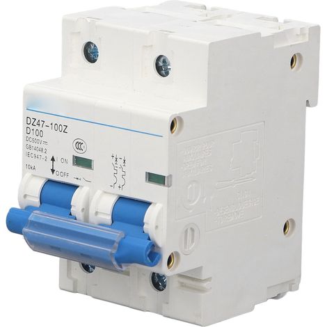 DC 500V 100A 10kA Abschaltvermögen 36mm DIN-Schienen-Überlastschutz-Miniatur-Leistungsschalter (1/5)