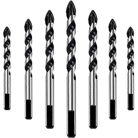 1 jeu de forets (3 mm, 4 mm, 5 mm, 6 mm, 8 mm, 10 mm, 12 mm) (1/5)
