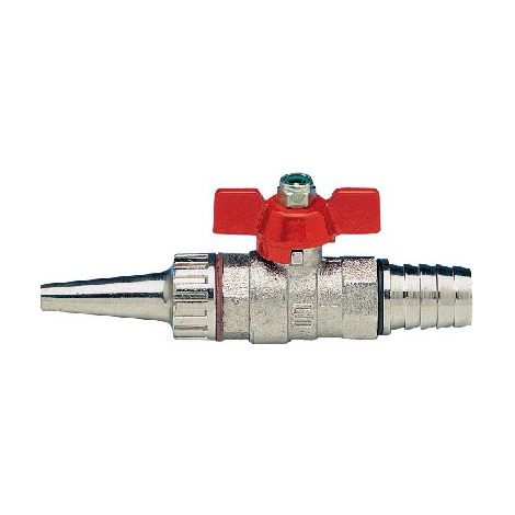 VALVOLA A SFERA CON LANCIA E PORTAGOMMA 3/4 x 20 DN 20 PN 30