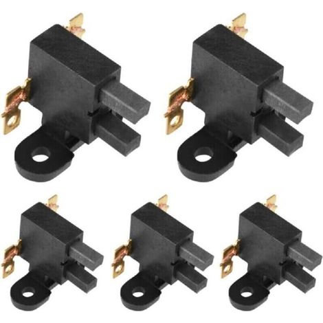 Lot de 5 balais de charbon pour générateur d'essence 2 kw-3 kw – Accessoire de groupe électrogène – Installation facile et durable (1/4)