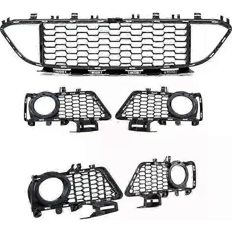 Frontstoßstange, unterer Nebelscheinwerfergrill, passend für BMW 3er F30 F31 LCI M-Sport ab 2011 (JXLGV) (1/5)