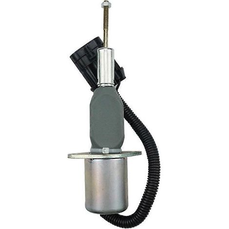 Électrovanne d'arrêt de carburant 12 V 87801213 pour électrovanne de coupure de flamme moteur F2NN9D278BA SA-4161-12 1751ES-12A6UC4B3S1-SFYGV (1/5)