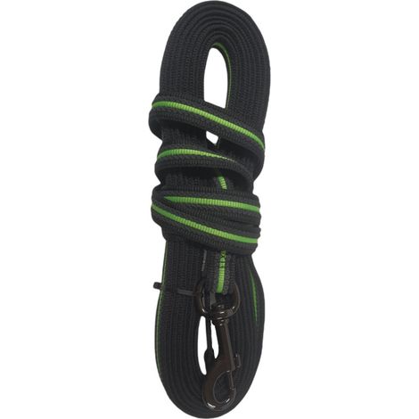 Laisse d'entraînement en nylon. 5 mètres x 17 mm.  vert. pour chien. - animallparadise (1/2)