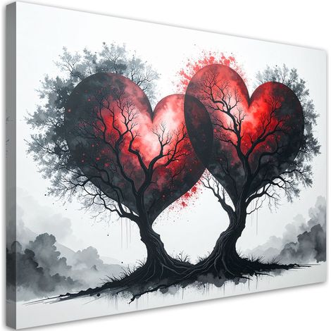 Wandbild Bäume aus dem Herzen 100x70 cm (1/5)