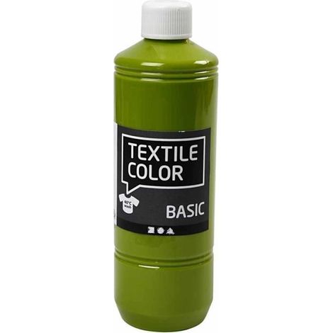 Peinture pour textile - réf 34169 - À base d'eau - Couleur verte - Durable et fixable