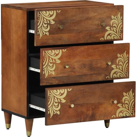 Maison Exclusive - Buffet Marron 60 x 33 x 75 cm Bois de mangue massif (1/5)