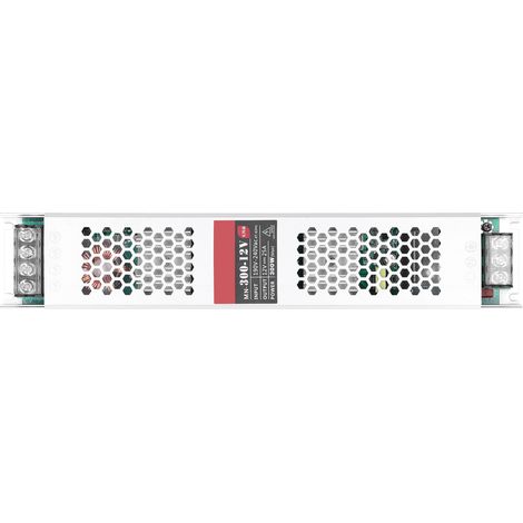 LED-Netzteil, ultradünner Schalttransformator für lange Streifen, Industriequalität, 300 W, CTGDC12V (1/5)