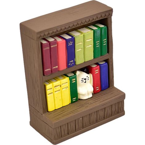Miniature de chat décoratif en résine de style japonais, idéale pour les photos sur un bureau ou une étagère. (1/5)
