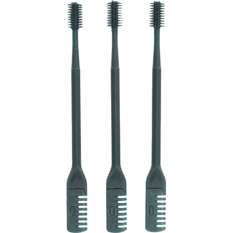 Coupe-Poil Nasal Manuel Sécurisé à Double Tête pour un Nettoyage Efficace des Narines - Vert Foncé (1/5)