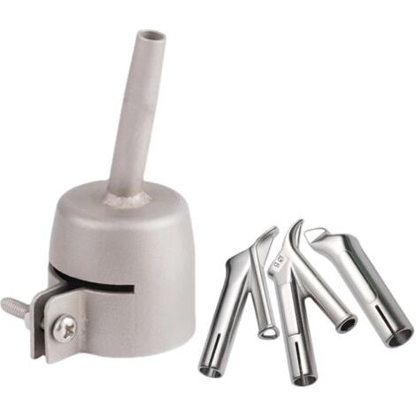 Set mit 4 5-mm-Schweißdüsen, Standard-Schweißdüse, runder Schnellschweißdüse, dreieckiger Schweißdüse, Heftdüse für PVC-Vinyl-Heißluftpistole (1/5)