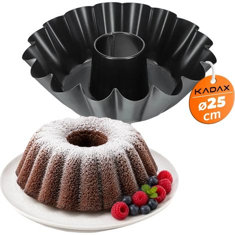 Moule à pâtisserie, Design de cheminée, Construction en métal durable, Argent (1/5)