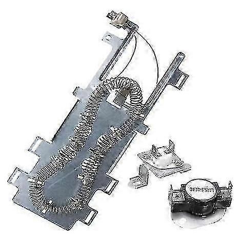 Élément chauffant pour sèche-cheveux 8544771 avec disjoncteur de fusion à chaud 279973 et thermostat, compatible avec W( ) (1/3)