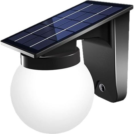 Lampe solaire étanche pour porche avant Haute efficacité Éclairage mural pour patio, allée, cour, clôture Éclairage étanche (1/5)