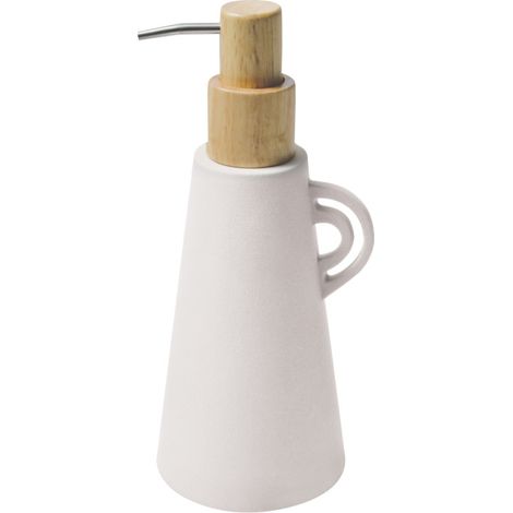 Dispensador de jabón en gres ORGANIC Spirella Blanco hueso