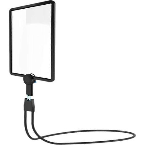 Loupe mains libres 5X avec éclairage LED 50°, loupe de lecture à col de cygne pour personnes âgées malvoyantes (lecture, réparation, couture). (1/5)