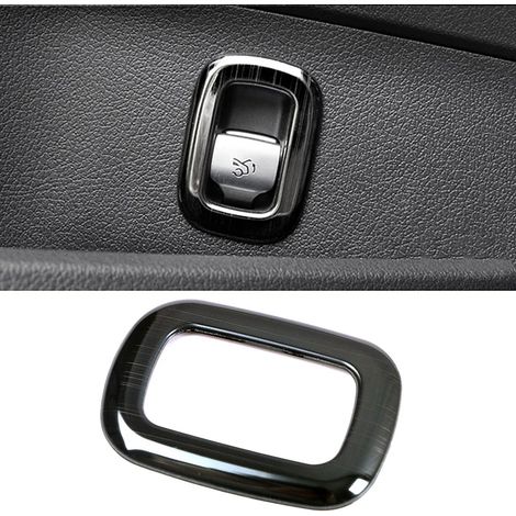(Noir) Convient aux Mercedes-Benz Classe C W206 2022-2024 : cache-boutons décoratif pour console centrale, coffre et hayon. (1/5)