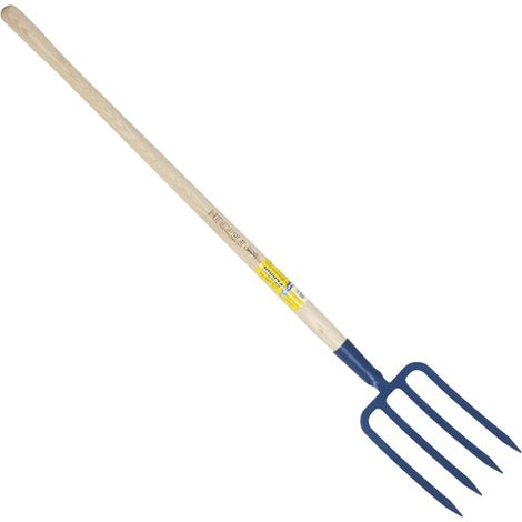 OUTILS PERRIN Fourche à bêcher douille 4 dents 27 cm manche pomme