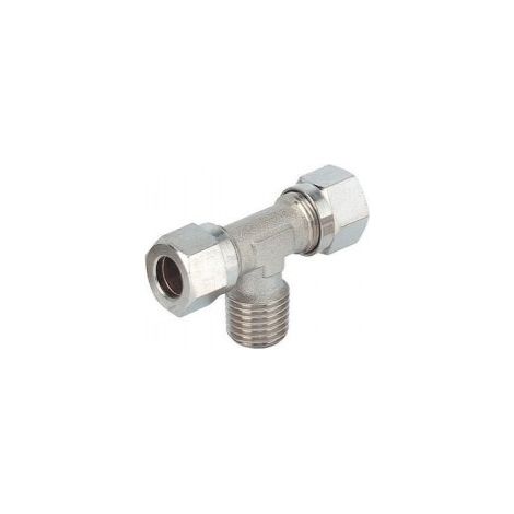T TUBO MACHO ROSCA CENTRAL TUERCA Y BICONO D.4-1/8"-DISUMTEC