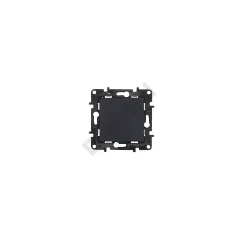 NILOE STEP BLACK MÓDULO CONECTOR DE 1 POLO CON TERMINALES DE RESORTE 10AX 863501