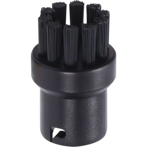 Schwarze Ersatz-Rundbürste für Kärcher SC1-5 CTK10 Dampfreiniger (1/5)