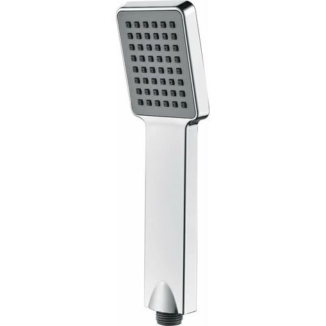 Pommeau de Douche Economie Deau Pression- Douchette Universelle Interface 1/2 Pouce, Douchette Douche Salle de Bain Facile à Installer et à Nettoyer, Pommeau Douche Carré, Chromés