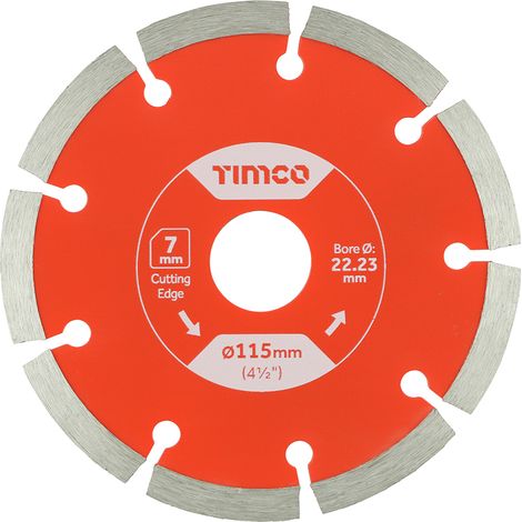 TIMCO General Purpose Diamond Blade Segmented  - 115 x 22.2