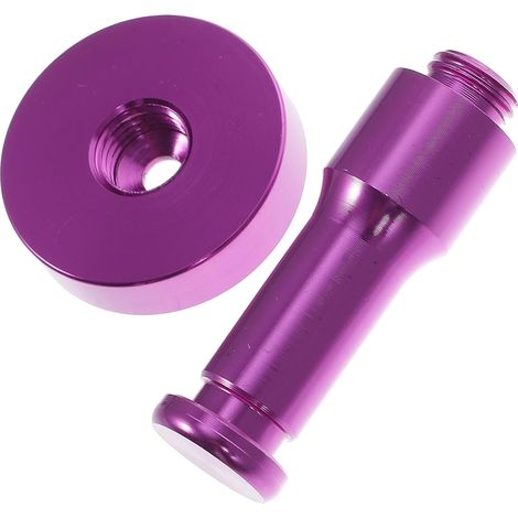 Crochet de Porte Support Robuste Décoratif Multifonction en Alliage D'aluminium Accroche Lourde Pourpre sans Percer pour Chambre et Salle de Bain (1/5)