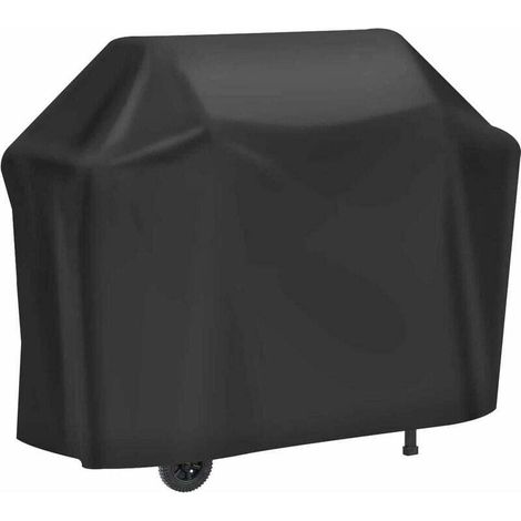 [NEVER USED] BBQ Cover, 210D Heavy-Duty Barbecue Cover for Weber, Brinkmann, Char Broil etc. Rip-Proof, UV & Water-Resistant Grill Cover