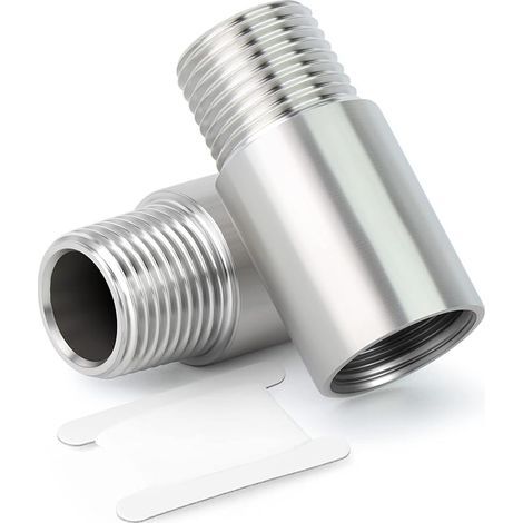 Stück 50 mm 3/4" Innengewinde x 3/4" Außengewinde BSP-Nippel, Rohrverschraubungen aus Edelstahl 304 (1/5)