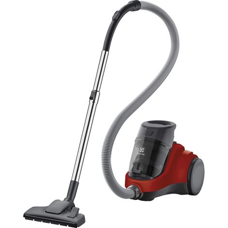 Electrolux EC41-ANIM Ease C4 Aspirapolvere Senza Sacco, 750 W, 1.8 Litri, 80 Decibel, Acciaio, Rossa (1/5)