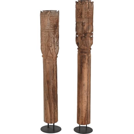 Columna Teca Maciza 22X22X176 Pieza Unica Surtida (1/5)